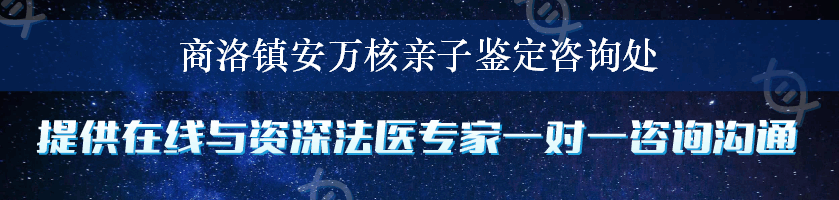 商洛镇安万核亲子鉴定咨询处